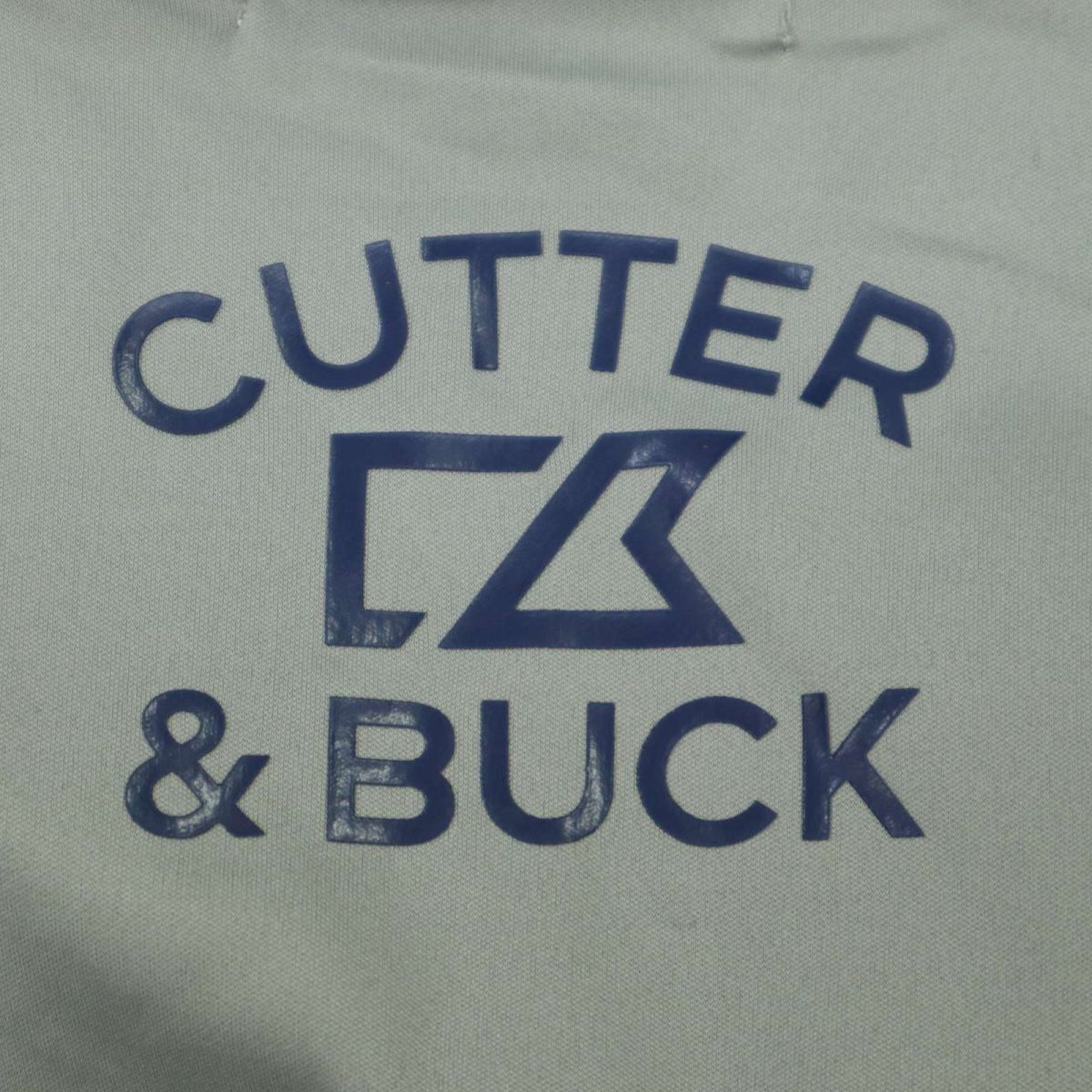 CUTTER&BUCK カッター＆バック 通年 ダイヤ プリント★ フルジップ ジャケット ブルゾン Sz.L　メンズ グレー ゴルフ　C4T01052_2#O_画像5