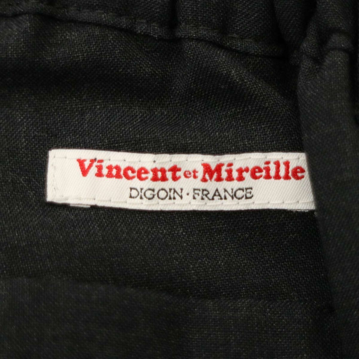 Vincent et Mireille ヴァンソンエミレイユ 春夏 ストレッチ ウール スラックス パンツ Sz.40　メンズ ダークグレー 日本製　C4B00788_2#P_画像7