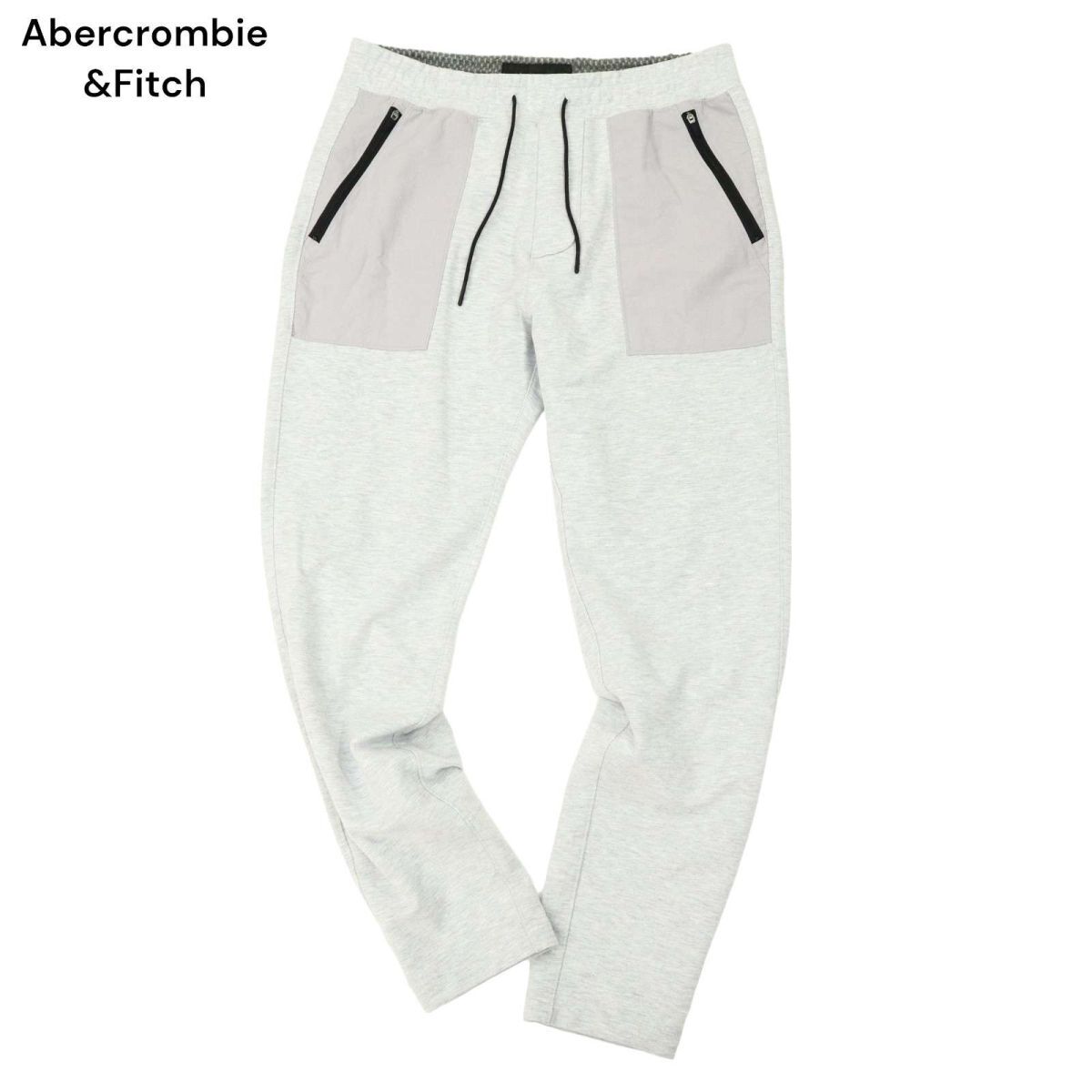 Abercrombie&Fitch アバクロンビー＆フィッチ 通年 スウェット★ テーパード ベイカー イージー パンツ Sz.M　メンズ グレー　C4B00930_2#R_画像1