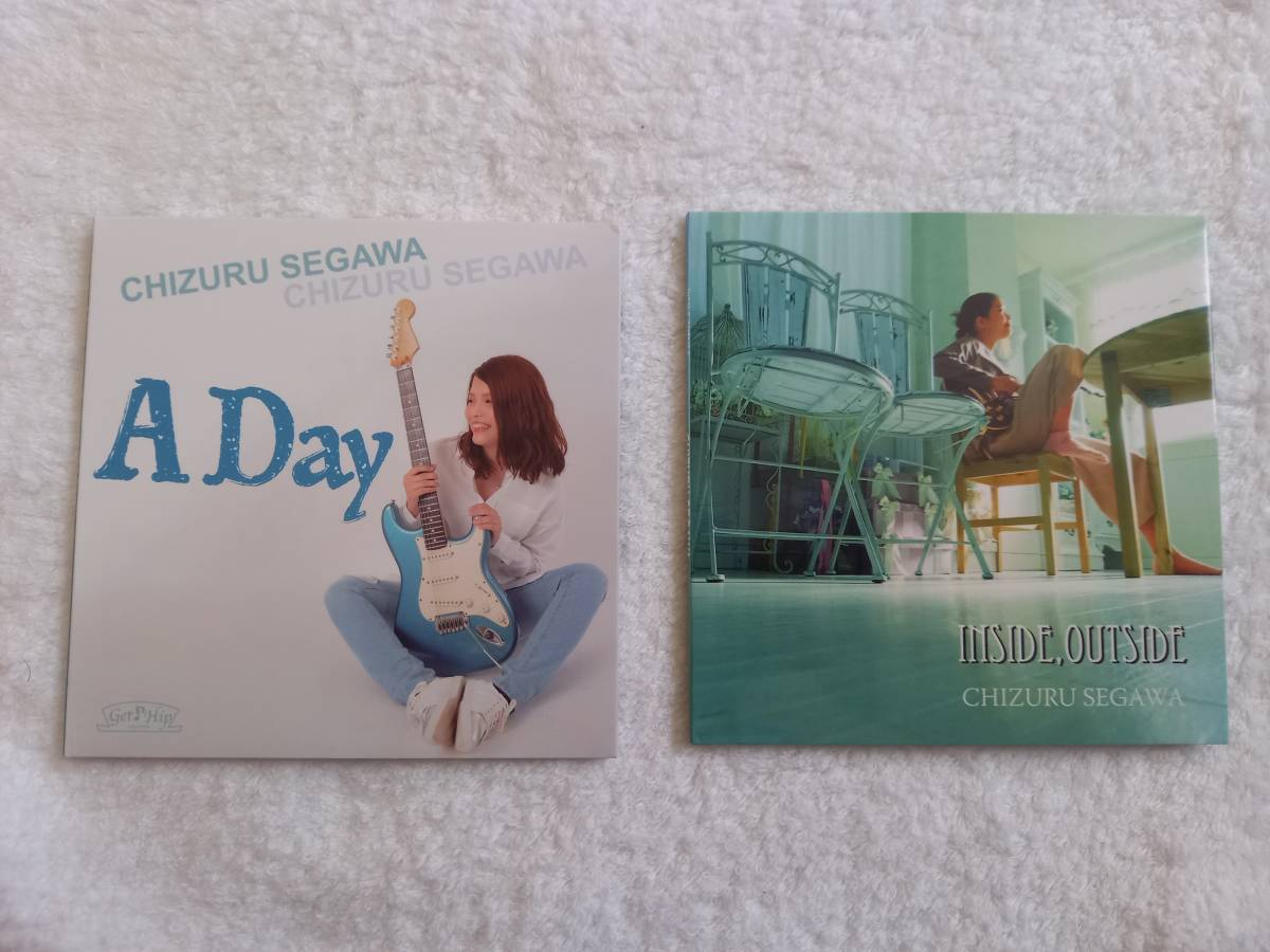 瀬川千鶴 CD 『A Day』『INSIDE、OUTSIDE』2枚セット _画像1