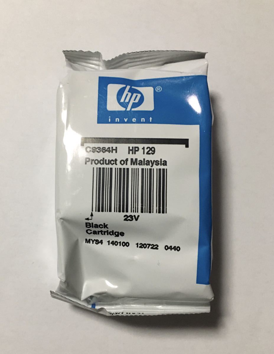 未使用品★HP 純正未開封インクカートリッジ129 黒 使用期限切れ_画像1