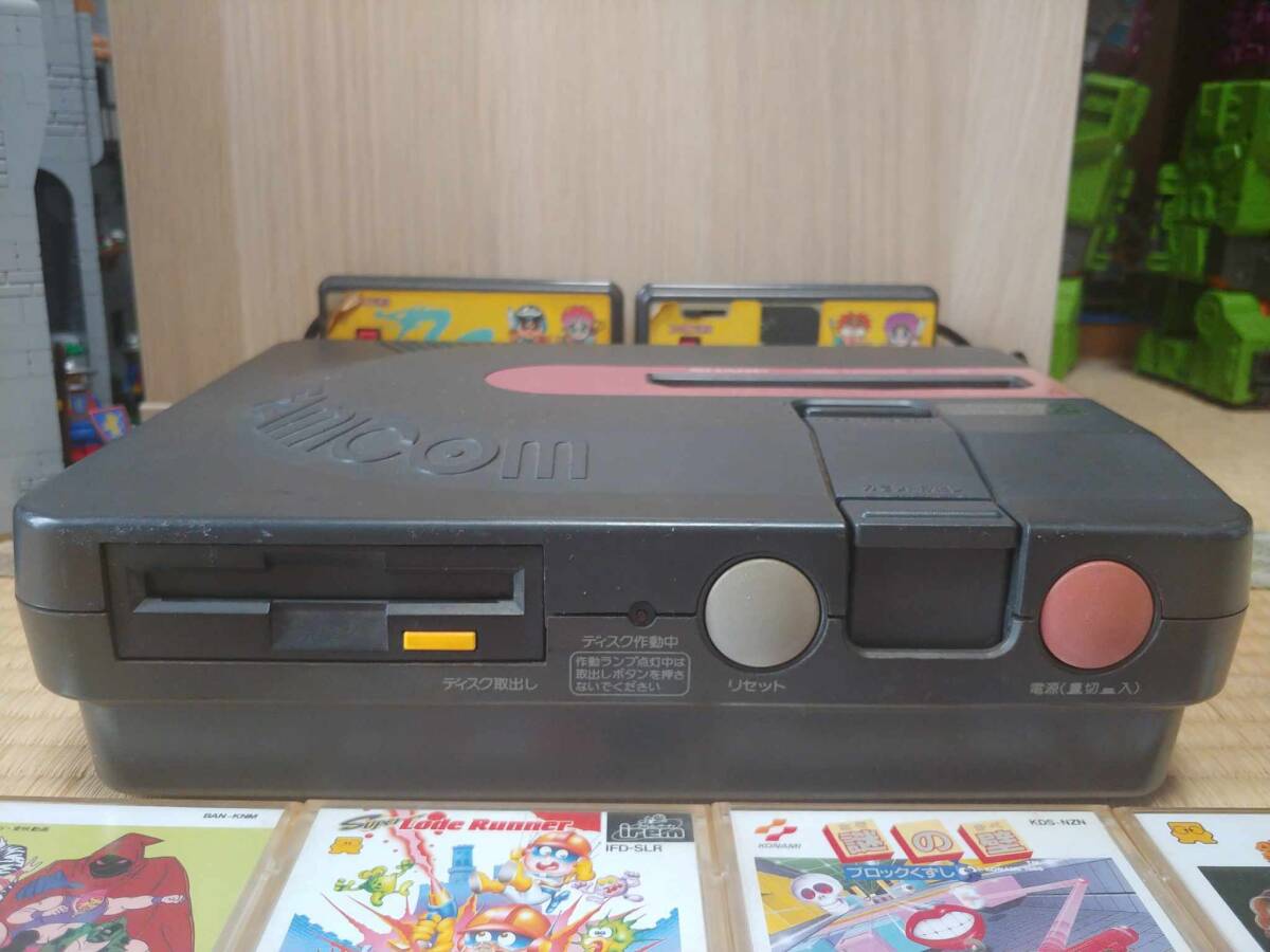 Nintendo Sharp Twin Famicom AN-500B & 筋肉マン / ツインビー / スーパーロードランナー/ 謎の壁 / 銀河伝説 / 水晶の龍/ とびだせ大作戦_画像3