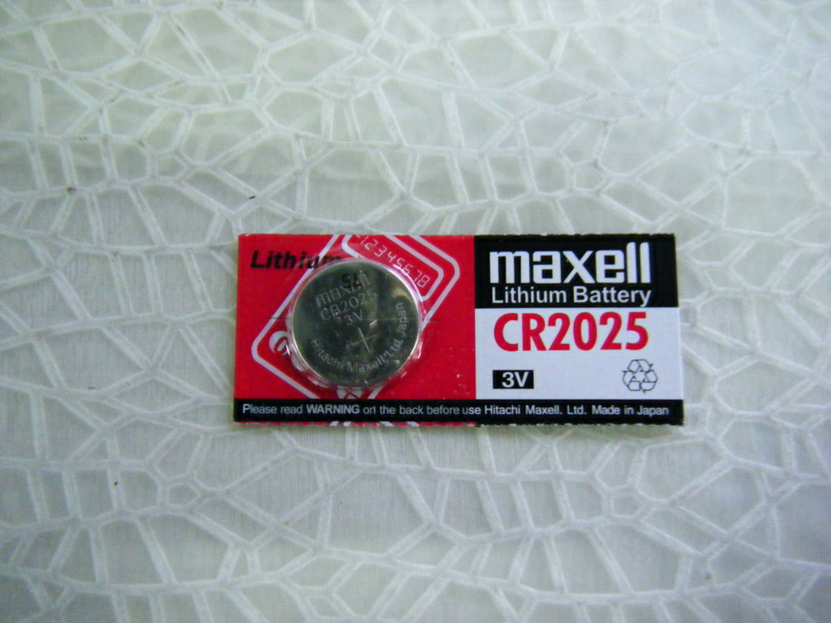 ! fixed form mail! prompt decision CR2025 button battery mak cell 1 piece * pack. color differ hour equipped (0602)