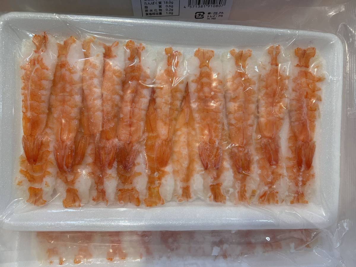  sushi shrimp 1p approximately 135g 20 tail go in Vietnam production 3p set 
