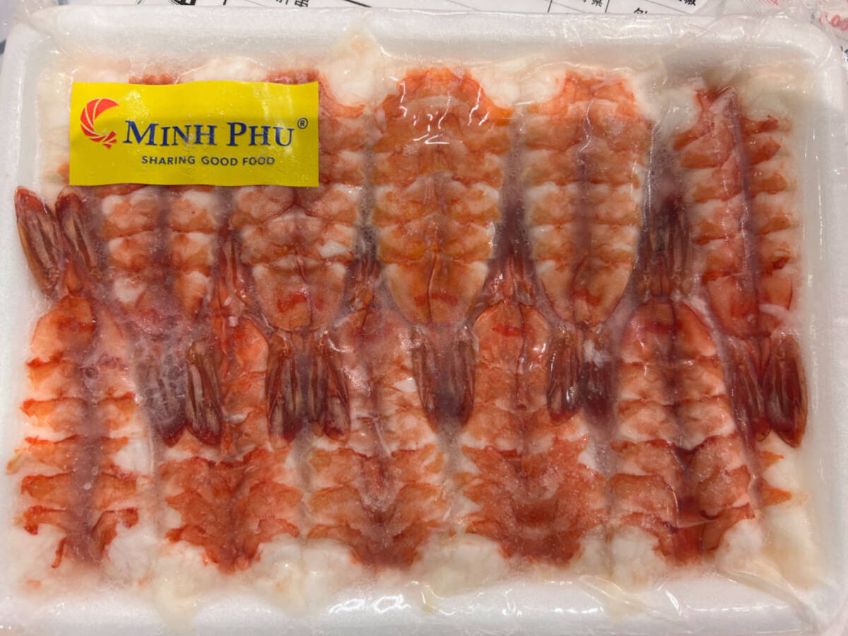  sushi for Boyle shrimp 7L size 1P 20 tail go in Vietnam production 5P set 