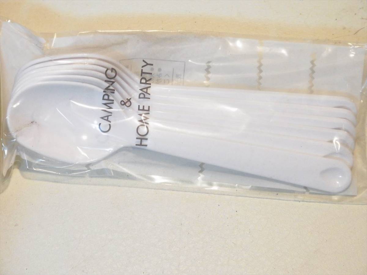  plastic spoon 6 piece 40 set 240 piece 2 box total 480 piece made in Japan unused goods 