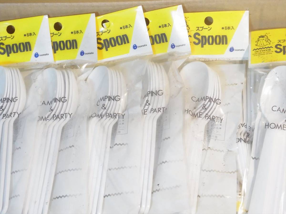 plastic spoon 6 piece 40 set 240 piece 2 box total 480 piece made in Japan unused goods 