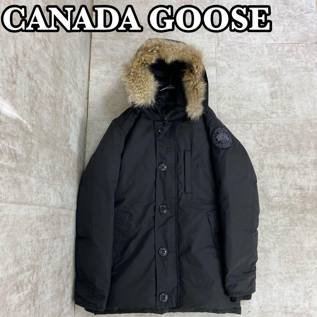 良品　CANADA GOOSE　カナダグース　アメリカンラグシー別注　ダウンジャケット　アウター ミリタリー　S　3455JMB　ブラック　メンズ_画像1