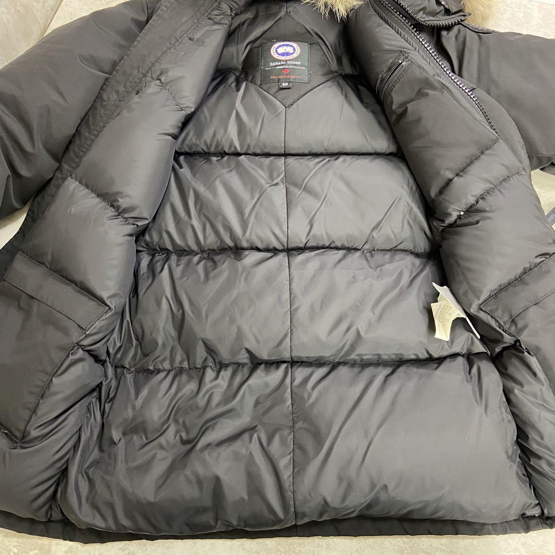 良品　CANADA GOOSE　カナダグース　アメリカンラグシー別注　ダウンジャケット　アウター ミリタリー　S　3455JMB　ブラック　メンズ_画像7