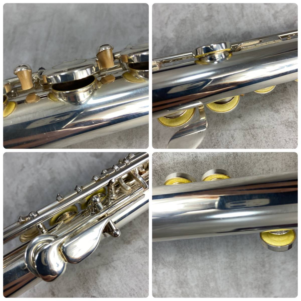 YAMAHA　ヤマハ フルート Flute 木管楽器　YFL211 シルバー　銀メッキ Eメカニズム　カバードキィー　ハードケース　初心者 入門用 学生_画像7