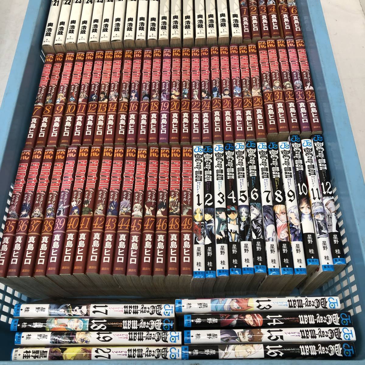 【大量150冊以上セット】コミック まとめ/GANTZ ガンツ 全巻/フェアリーテイル 1巻～49/鋼の錬金術師/右曲がりのダンディー 全巻/花の慶次_画像5