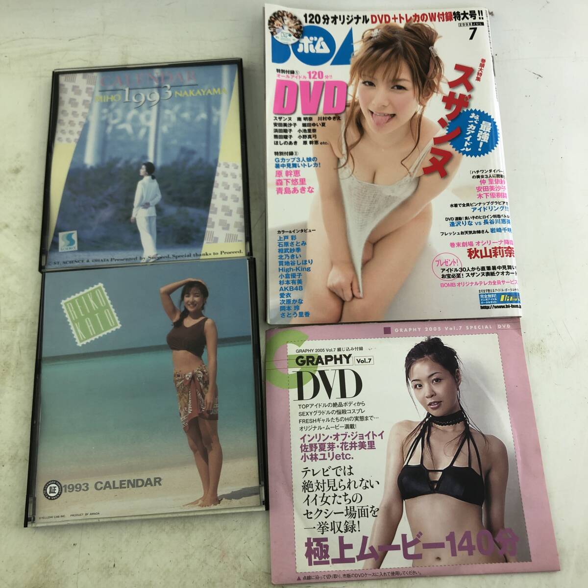 【20点セット】アイドル 写真集 雑誌 DVD等 まとめ/優香/長澤まさみ/菜々緒/冨樫あずさ/藤本美貴/秋山莉奈/高橋愛/BOMB/中山美穂/南明奈等_画像8