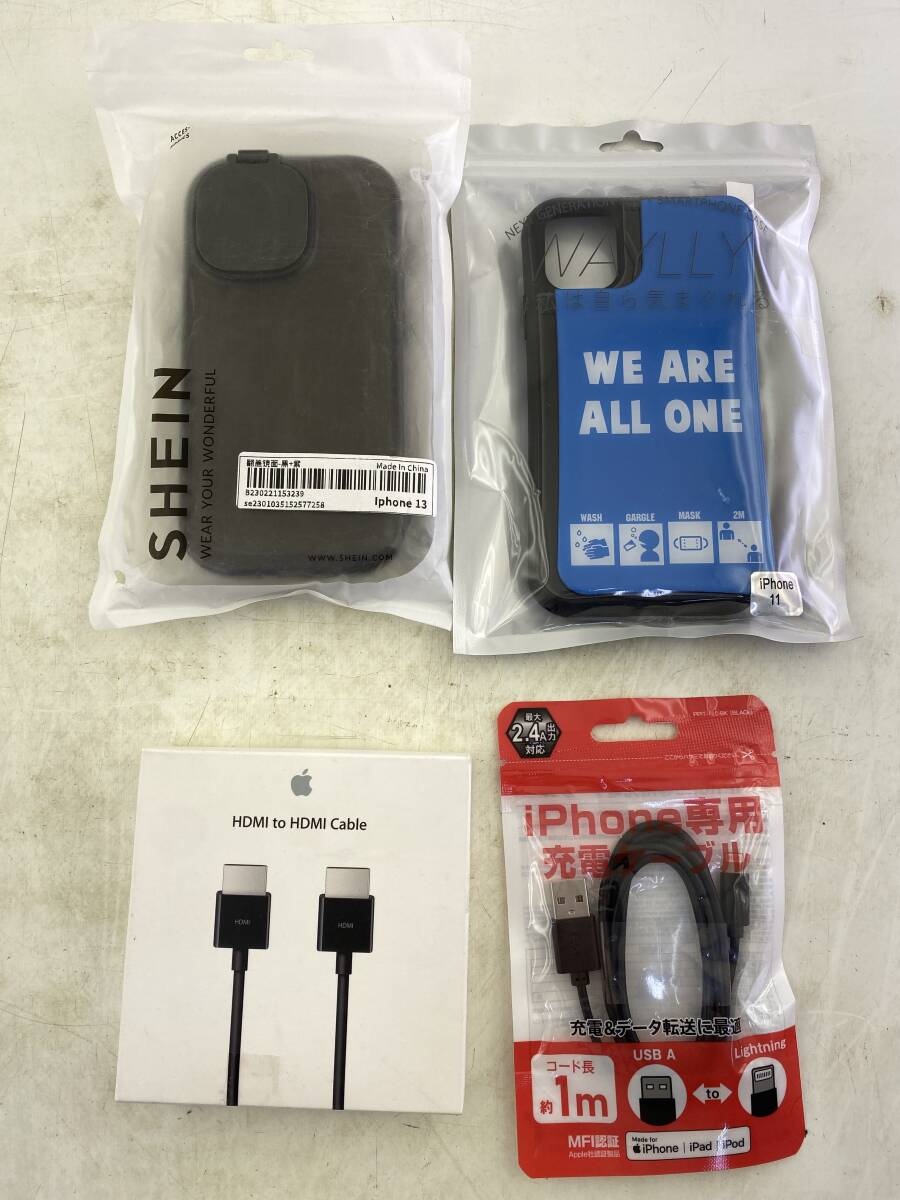 【11点セット】iPhoneケース スマホケース 周辺機器 まとめ/SHEIN/adidas/Apple HDMI ti HDMI Cable等_画像5