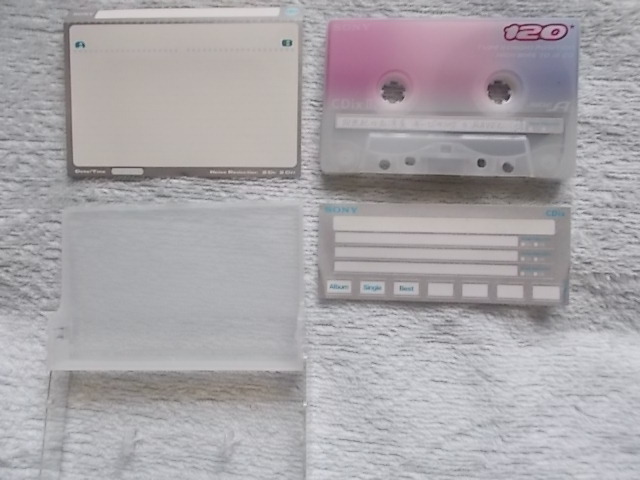使用済　カセットテープ　SONY CDixⅡ　120分　TYPEⅡ　ハイポジ_画像2