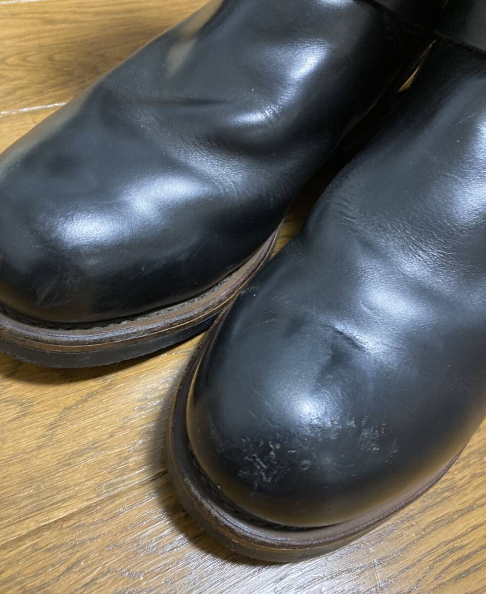 8D☆[RED WING] PT99 2268 ブラッククローム スチールトゥ レザーエンジニアブーツ 8D USA製 REDWING レッドウイング_画像6