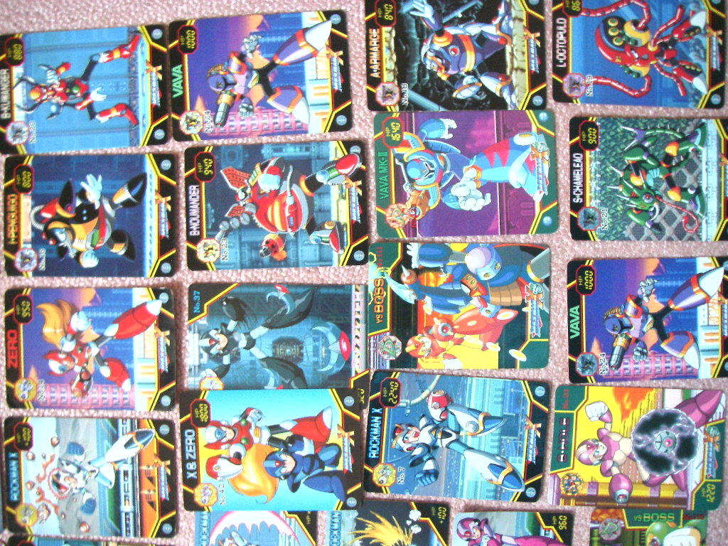 ロックマン X ZERO カードダス CAPCPM トレカ 大量 まとめて 処分 詳細不明 当時モノ レトロ ゲームキャラクター エックス 最終形態の画像5