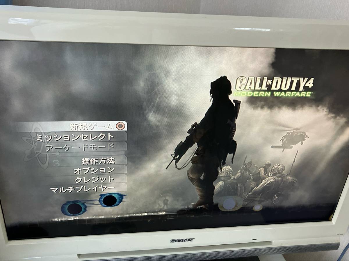 24-PS3-10　プレイステーション3　コールオブデューティ4 モダンウォーフェア　動作品　PS3　プレステ3　☆説明書欠品