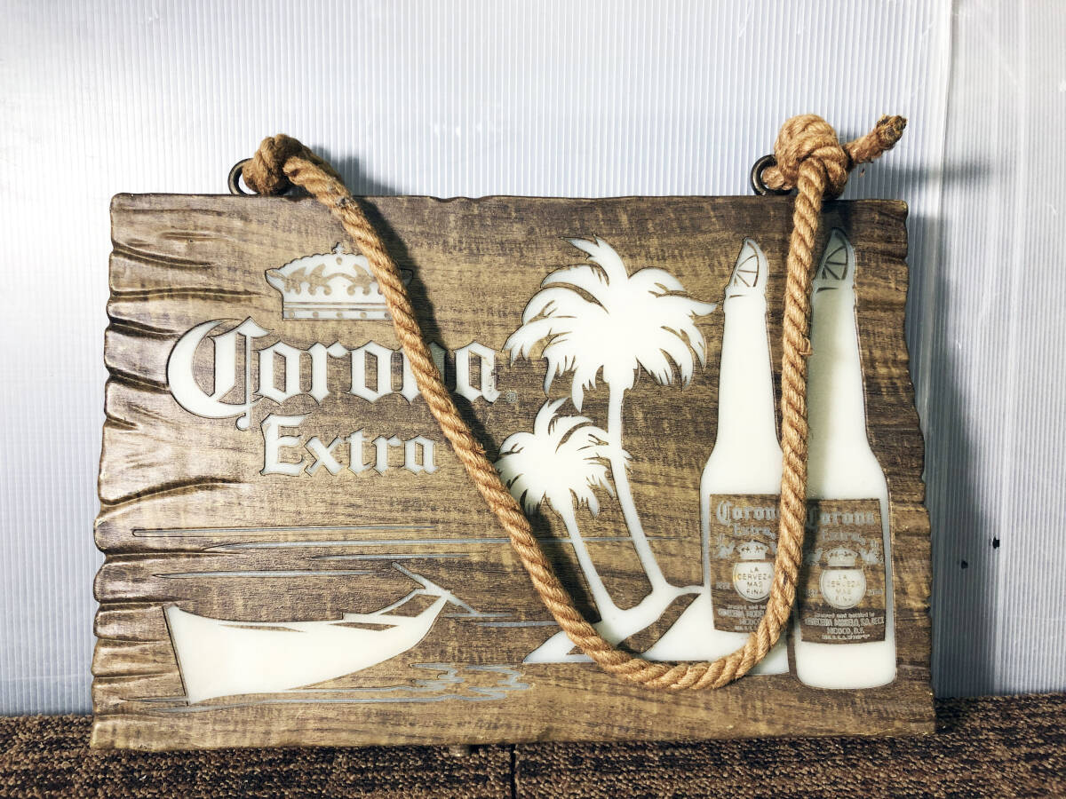 ◎★ 中古★ネオンサイン コロナビール Corona Beer 看板 Bar バー インテリア イルミ ネオン管 電光【 Corona Beer 】CXZI_画像1