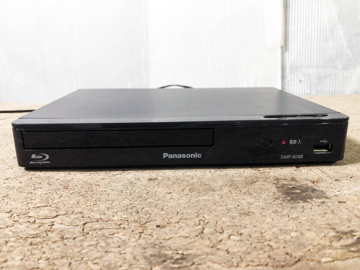 ◎★ 中古★Panasonic/パナソニック　ブルーレイプレーヤー　リモコン付属　映像機器【DMP-BD88】D0DD_画像4