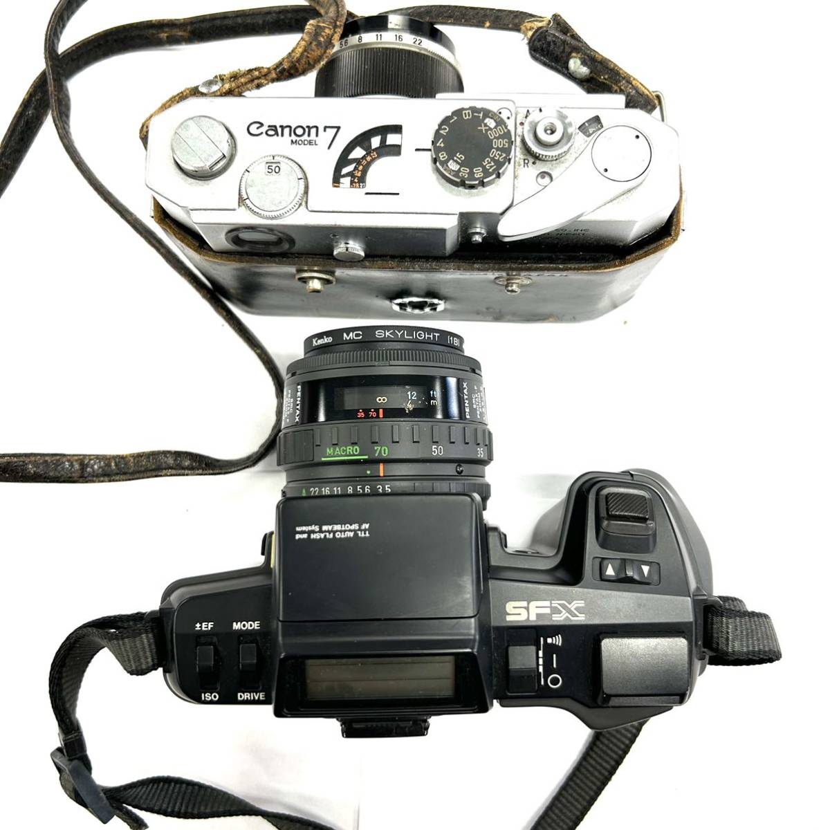 Y228 フィルムカメラ まとめ Canon キャノン PENTAX ペンタックス MODEL7 SFX ジャンク中古 訳あり_画像3