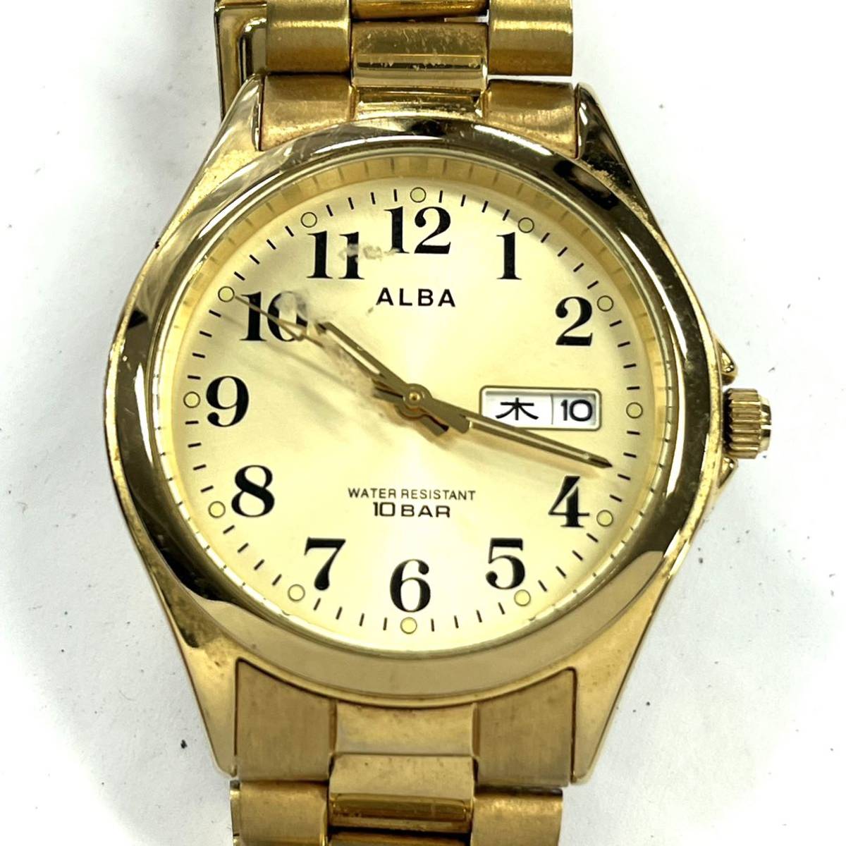 N225 腕時計 まとめ ALBA vitaroso CENFILL GLEAM Disney 他 クォーツ ジャンク品 中古 訳あり_画像2