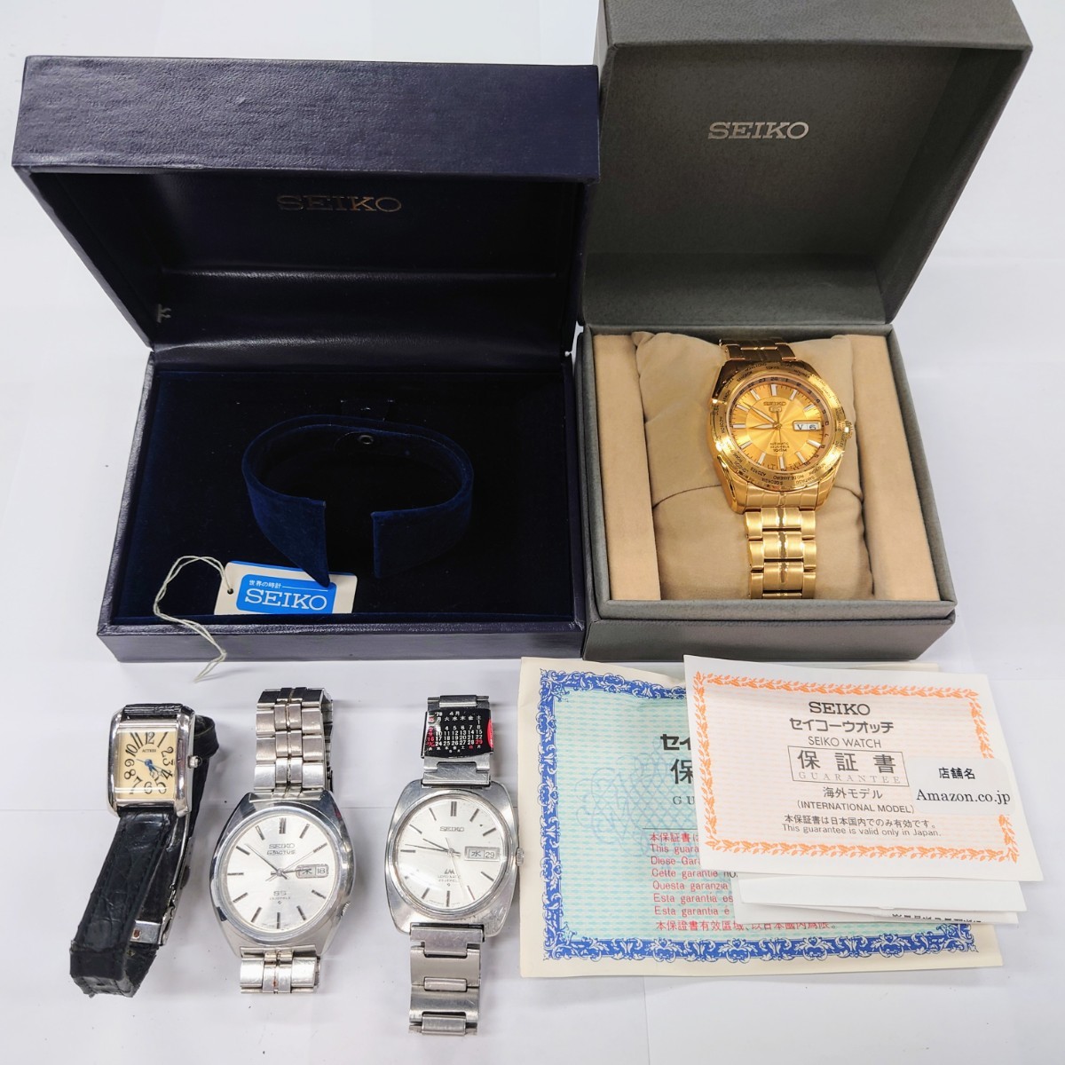 I506 腕時計 まとめ SEIKO LORD MATIC 5ACTUS AUTOMATIC 100M ACTRES セイコー 中古 ジャンク品 訳あり_画像1