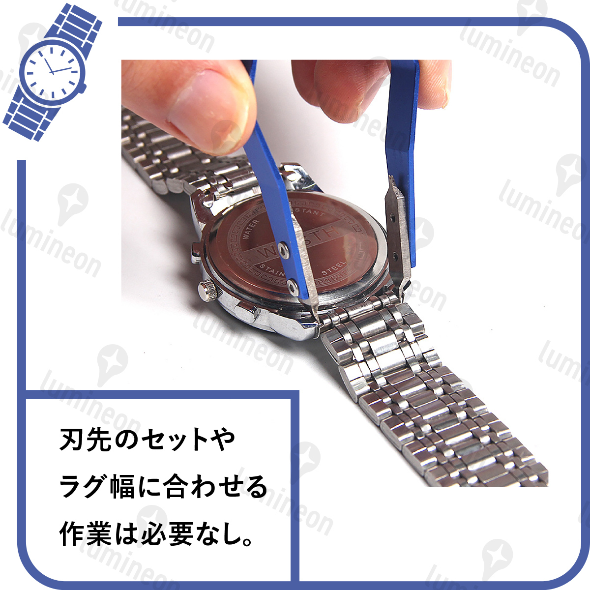  spring stick removing high class high precision blue blue color both grip both .. type wristwatch spring stick remove breath for tweezers Rolex Omega etc. correspondence g026l 2