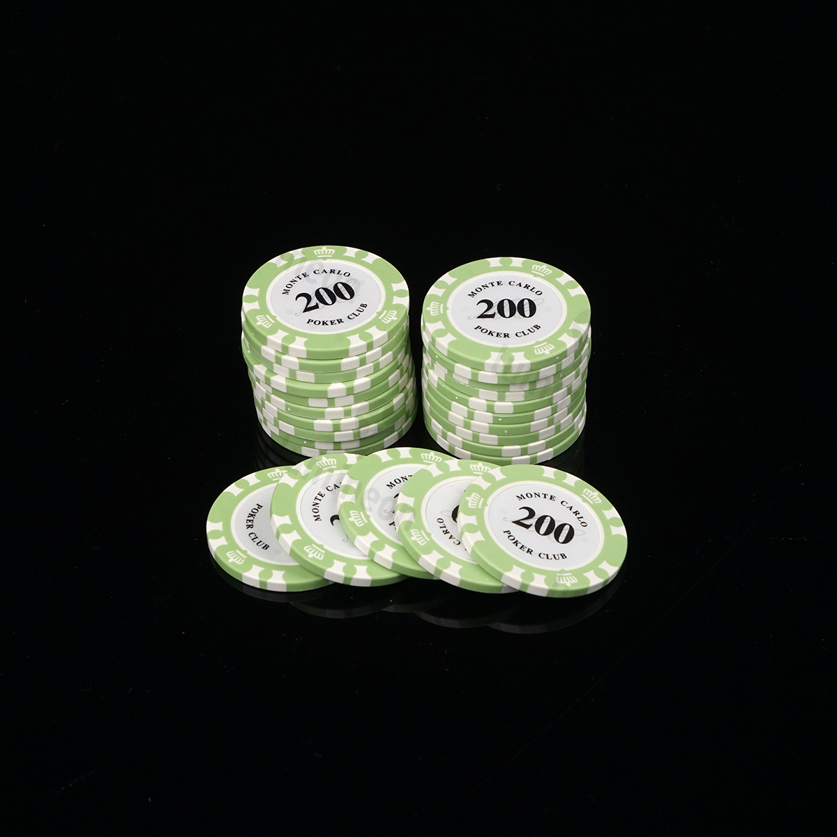 ポーカー チップ $200 セット チップ カジノ コイン ゴルフ マーカー ボール グリーン マグネット 用品 ゴルフ コンペ 景品 g121i 2_画像6