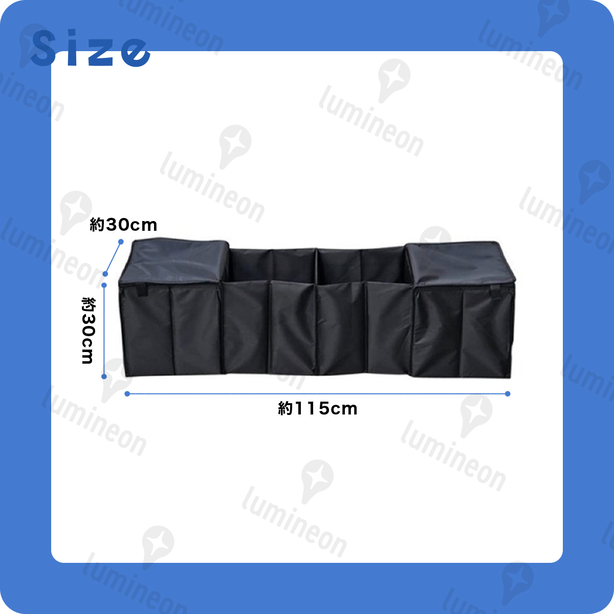  car storage box cover attaching heat insulation keep cool folding travel trunk pocket luggage inserting fixation bag luggage room sleeping area in the vehicle high capacity g187a 3