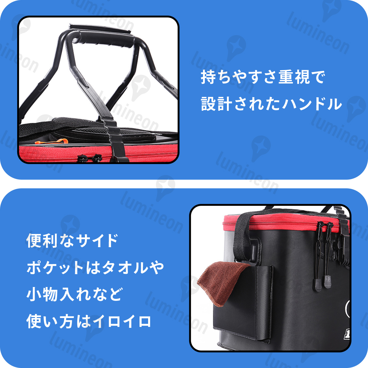 バッカン 45cm 折りたたみ 釣り バケツ フタ付き 水汲みバケツ バッカン 45cm 折りたたみ 釣り バケツ フタ付き 水汲みバケツ