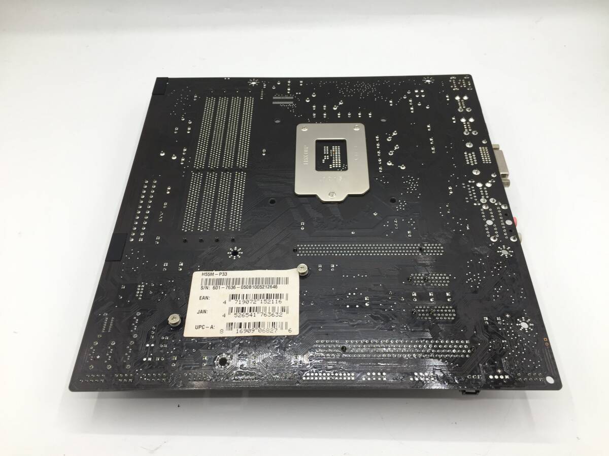MSI H55M-P33 MS-7636 VER:1.11 LGA1156 MicroATX マザーボード 保守パーツ / Core i3 + メモリー付き_画像6