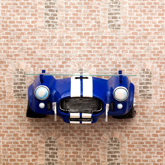 オールディーズ CAR HEADシェルフ オールディーズ CAR HEADシェルフ BLUE CAR_画像1