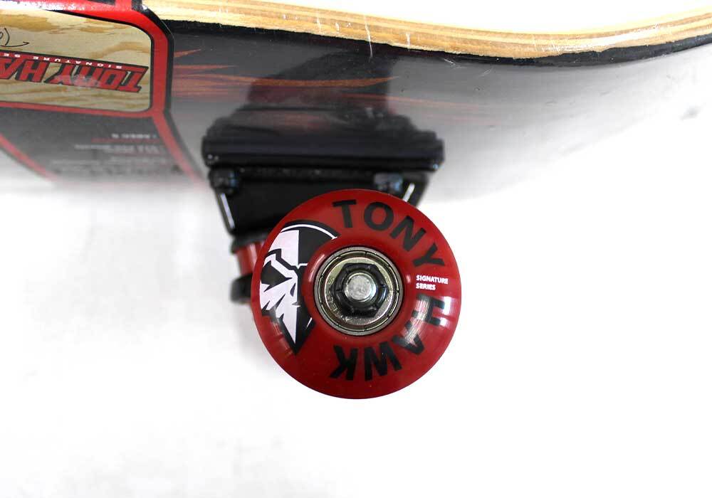スケートボード 完成品 コンプリートセット スケボー トニーホーク 31×7.75 メープル ABEC5 ブラックの画像5