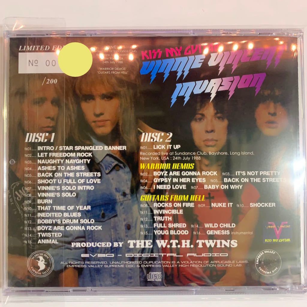 VINNIE VINCENT INVASION / KISS / KISS MY GUITAR (2CD) surprise. the first appearance sound board! bonus truck . completion *