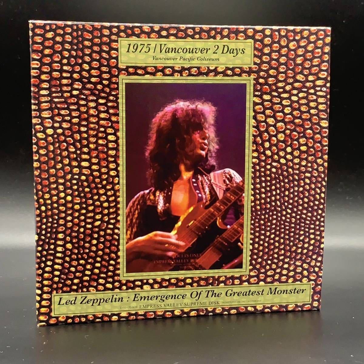 LED ZEPPELIN / EMERGENCE OF GREAT MONSTER BOX (9CD) 先行発売された21日シアトル公演が入っていないバージョンです。_画像5