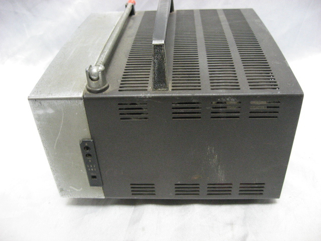 SONY ソニー 5-303 小型 トランジスタ マイクロテレビ 白黒テレビ 1960年代 昭和レトロ 当時物 現状品の画像5