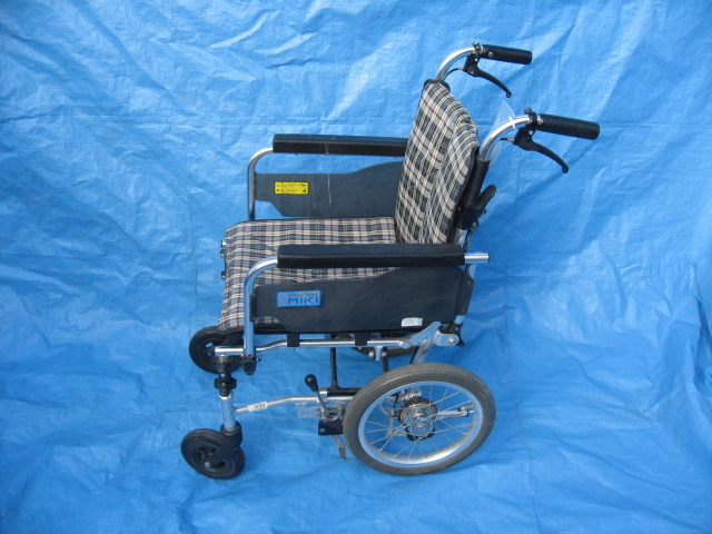 MiKi 車いす 車椅子 介助用標準形 SKT-2 ミキ Wheel Chair 現状品 直接引き渡し対応の画像3