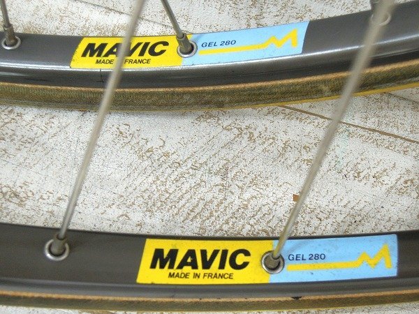 ■M★MAVIC GEL280/デュラエース（74系）★前後チューブラーホイール★100×130mm■_画像5