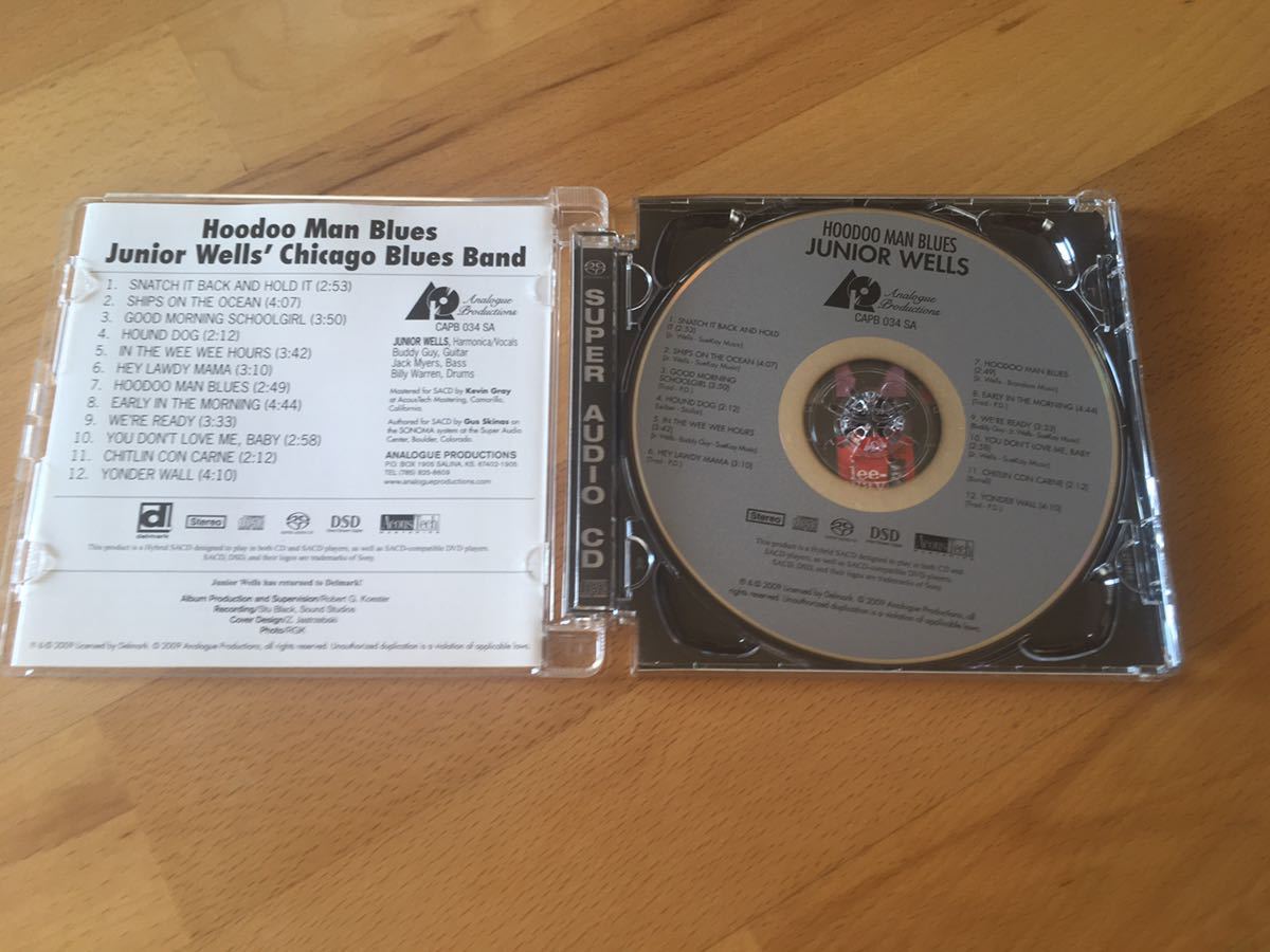 【高音質盤】Junior Wells / Hoodoo Man Blues(Hybrid SACD)Buddy Guy/ジュニア・ウェルズ(Analogue Productions : CAPB 034 SA)アナプロ盤_画像4