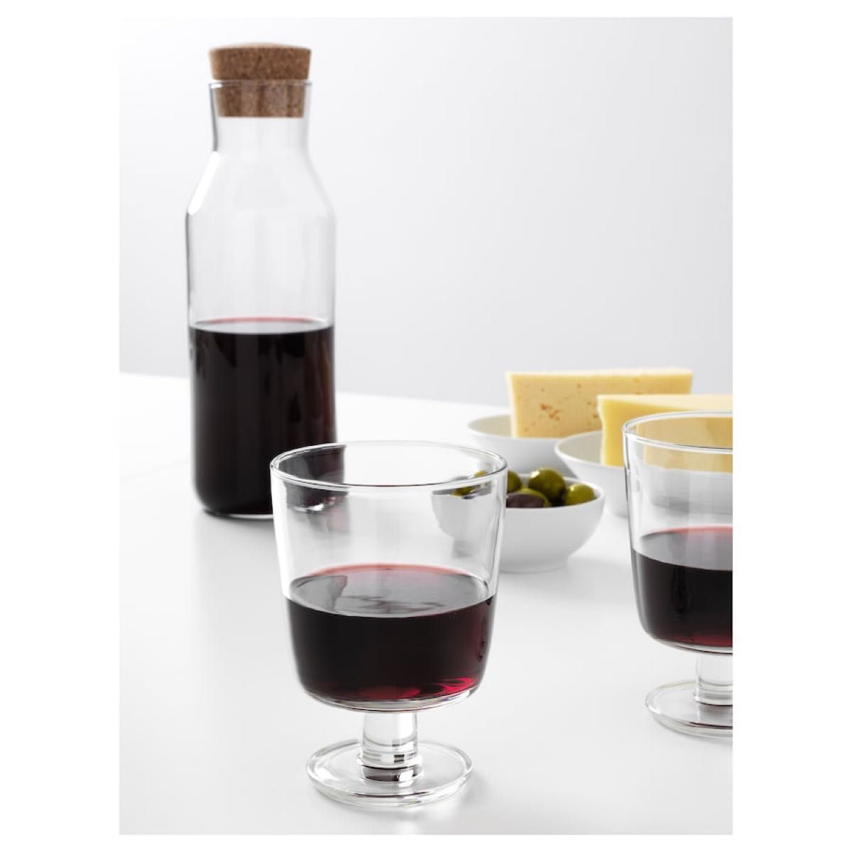 【新品】イケア IKEA365+ ゴブレット クリアガラス30cl  4個セット しっかり梱包宅急便！ ワイングラス  グラス
