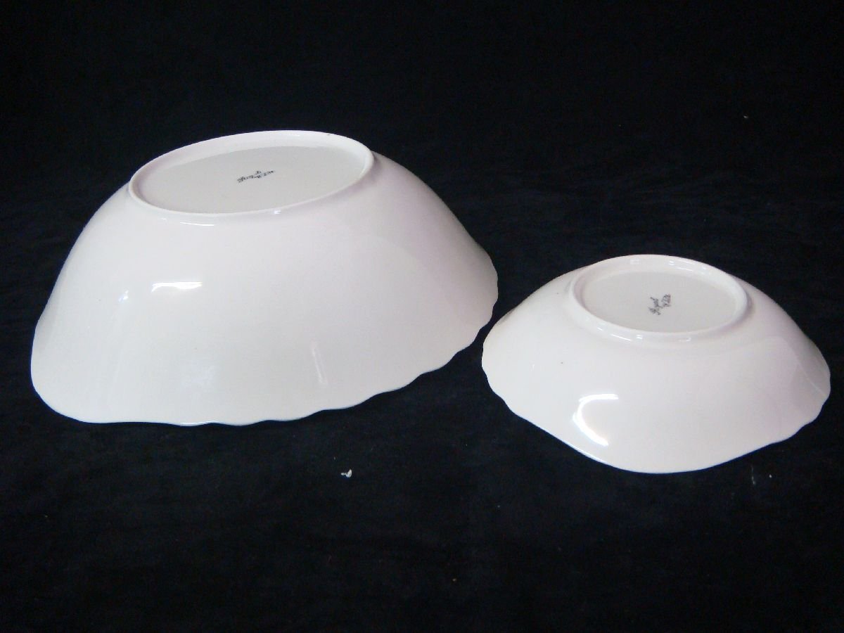 MB/A31CK-DA2 ROYAL WHITE ロイヤルホワイト 大ボウル 小皿 陶磁器 洋食器_画像5