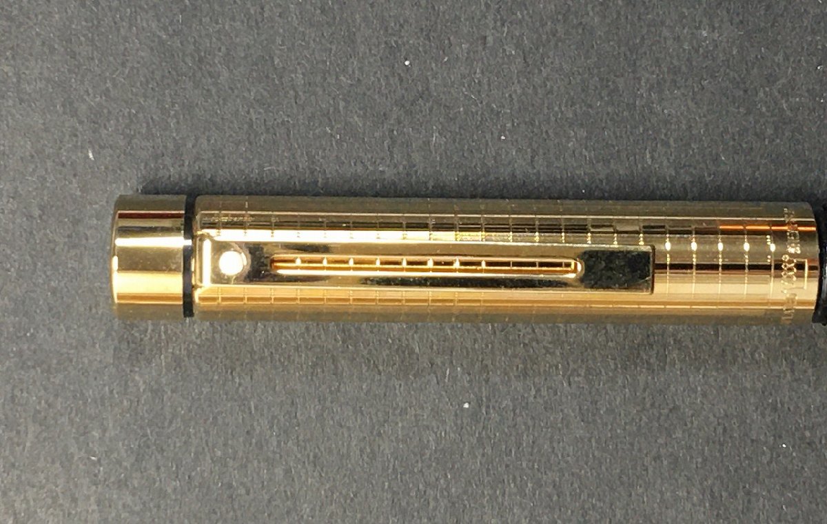 SHEAFFER/シェーファー タルガ 万年筆 ペン先 14K 585刻印 ゴールドプレート 筆記未確認-D2210_写真実物・中古美品