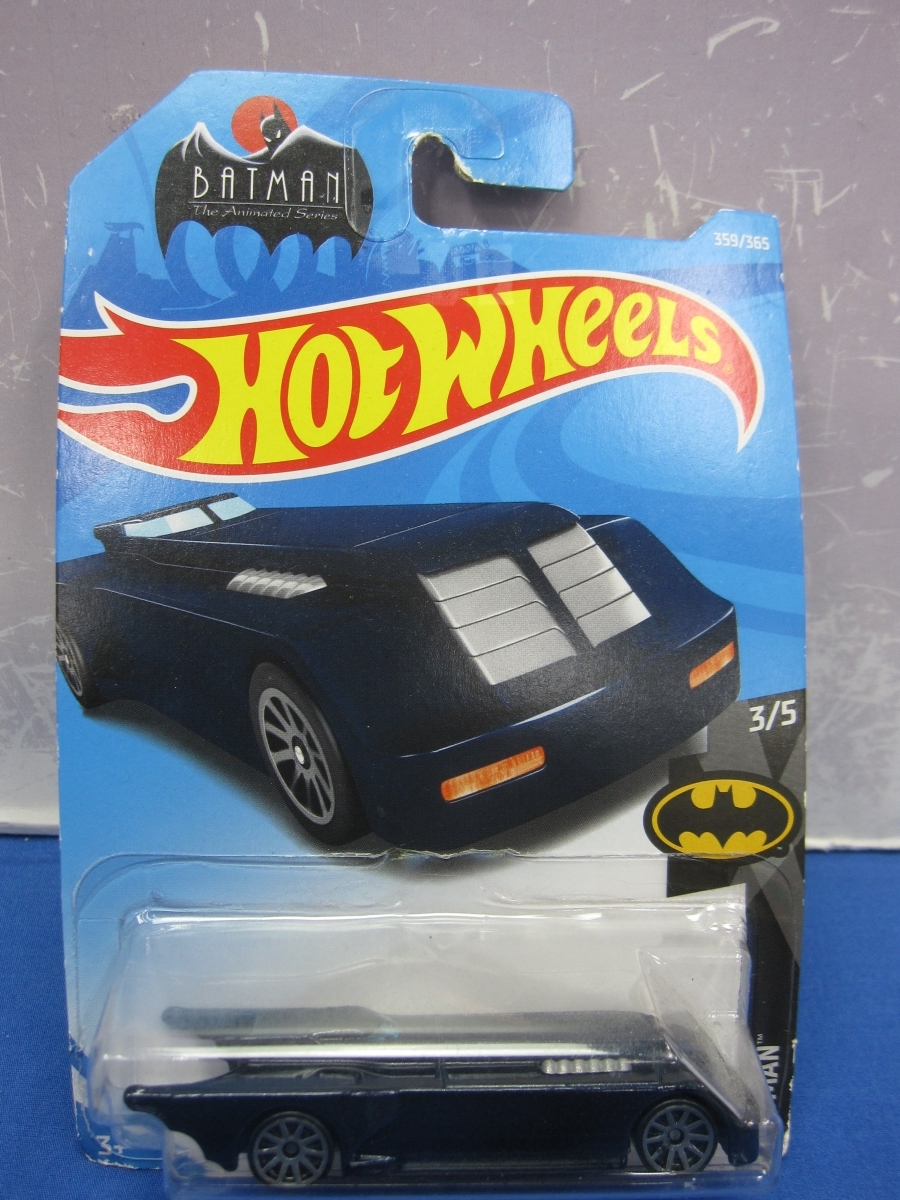 C13　Hot wheels ホットウィール MUSCLE SPEEDER/BATMAN バットマン BATMOBILE・THE ANIMATED SERIES 他　4点セット_画像7