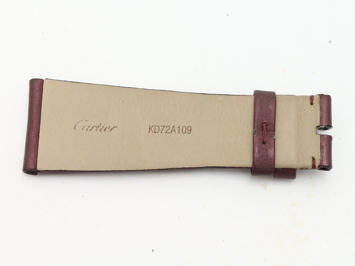 [ бесплатная доставка ]Cartier оригинальный наручные часы ремень TOILE POUDREE балка gun tiKD72A109 Cartier TANK DIVAN размер для замены изменение женский 