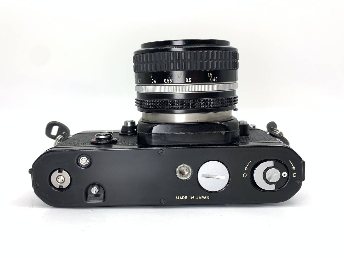 良品 動作確認済 ニコン Nikon F2 A Photomic + Ai 50mm f/1.4 レンズ 露出計稼働 シャッター切 速度変化 絞り羽根確認済 カビ クモリ無し_画像10