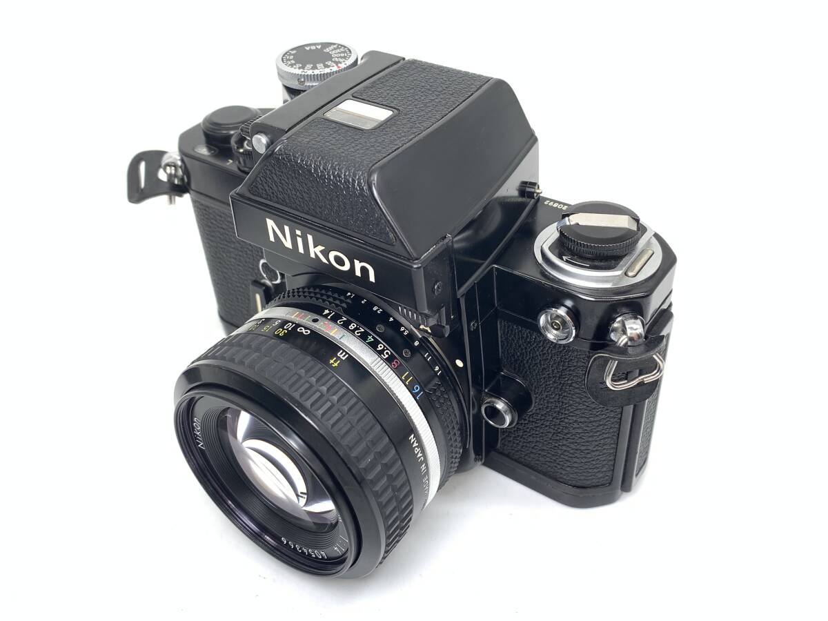 良品 動作確認済 ニコン Nikon F2 A Photomic + Ai 50mm f/1.4 レンズ 露出計稼働 シャッター切 速度変化 絞り羽根確認済 カビ クモリ無し_画像4