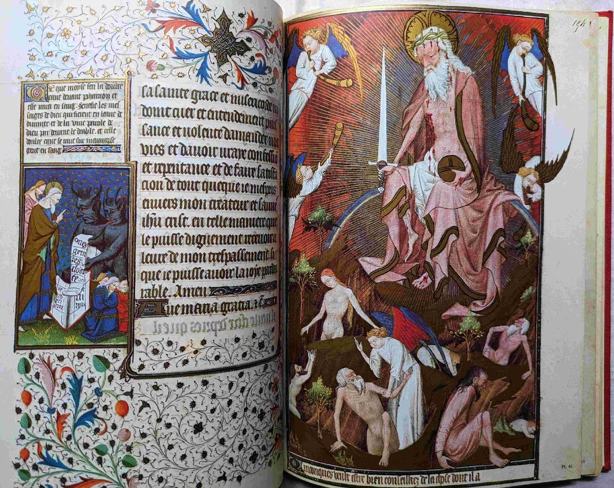 ロアンの時祷書 中世 装飾写本 豪華洋書 The Rohan Book of Hours ロアン・マスター 細密画 ミニアチュール/彩色写本 芸術本_画像2