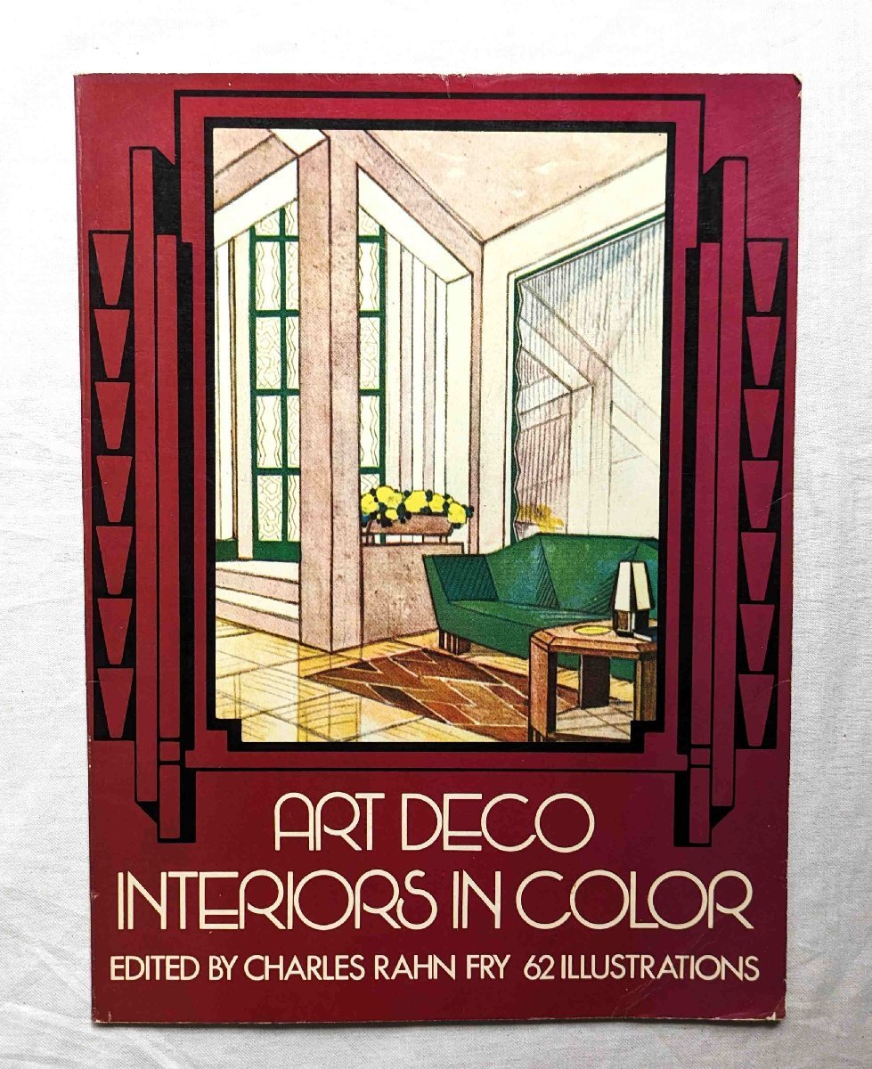 アールデコ オールカラー インテリア 家具 洋書 Art Deco Interiors ピエール・シャロー/Jacques-Emile Ruhlmann/Robert Mallet-Stevensの画像1