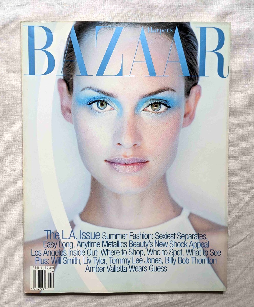 ケイト・モス × Patrick Demarchelier 1997年 Kate Moss Harper's BAZAAR アンバー・バレッタ Amber Valletta/スーパーモデル_画像2