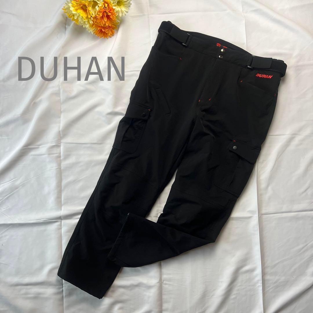 DUHAN ライダースパンツ ブラック 3XL プロテクター付き 大きめサイズの画像1